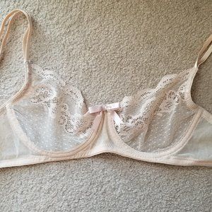 Eberjey lace beige bra size 34C